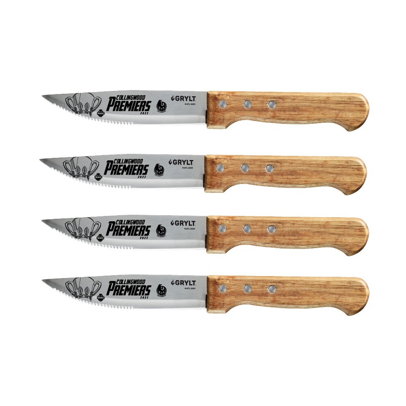Buy GRYLT Jumbo 4 Piece Steak Knife Set Premiers 2023 Collingwood MyDeal