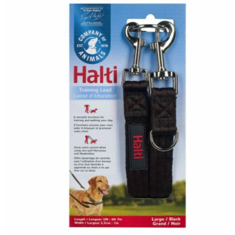 Buy Halti Dog Training Lead Black Large MyDeal