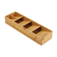 Joseph Joseph DrawerStore Bamboo Cutlery Organiser 12.2X40X6