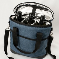 Karlstert Deluxe Bottle Carrier 10X30X35cm Blue