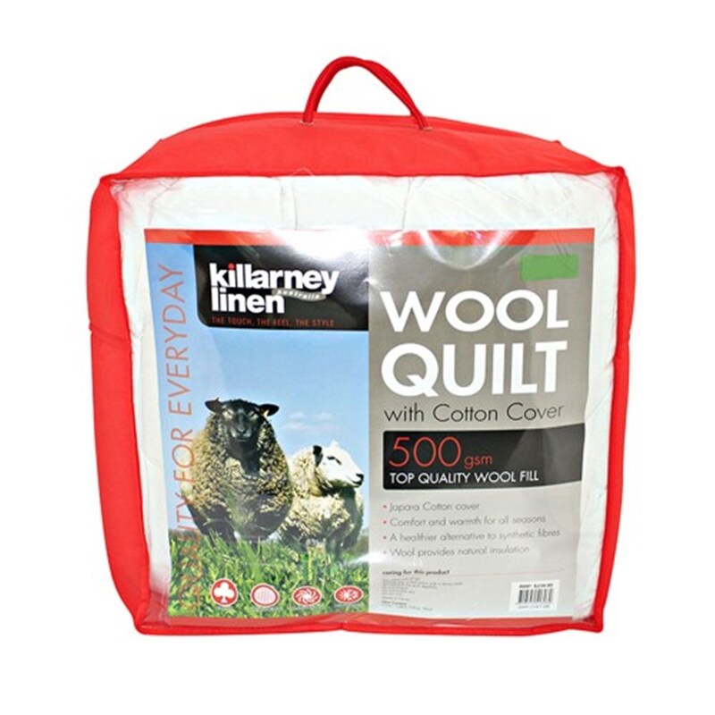 killarney linen down and feather quilt