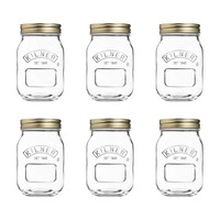 Kilner Genuine Preserve Glass Jar set of 6 500ml