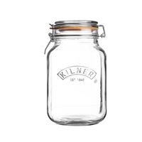 Kilner Square Clip Top Jar 1.5L 11.5X20X13cm