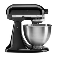 KitchenAid KSM45 Classic Stand Mixer 41.4X27.9X41.9cm - Onyx Black