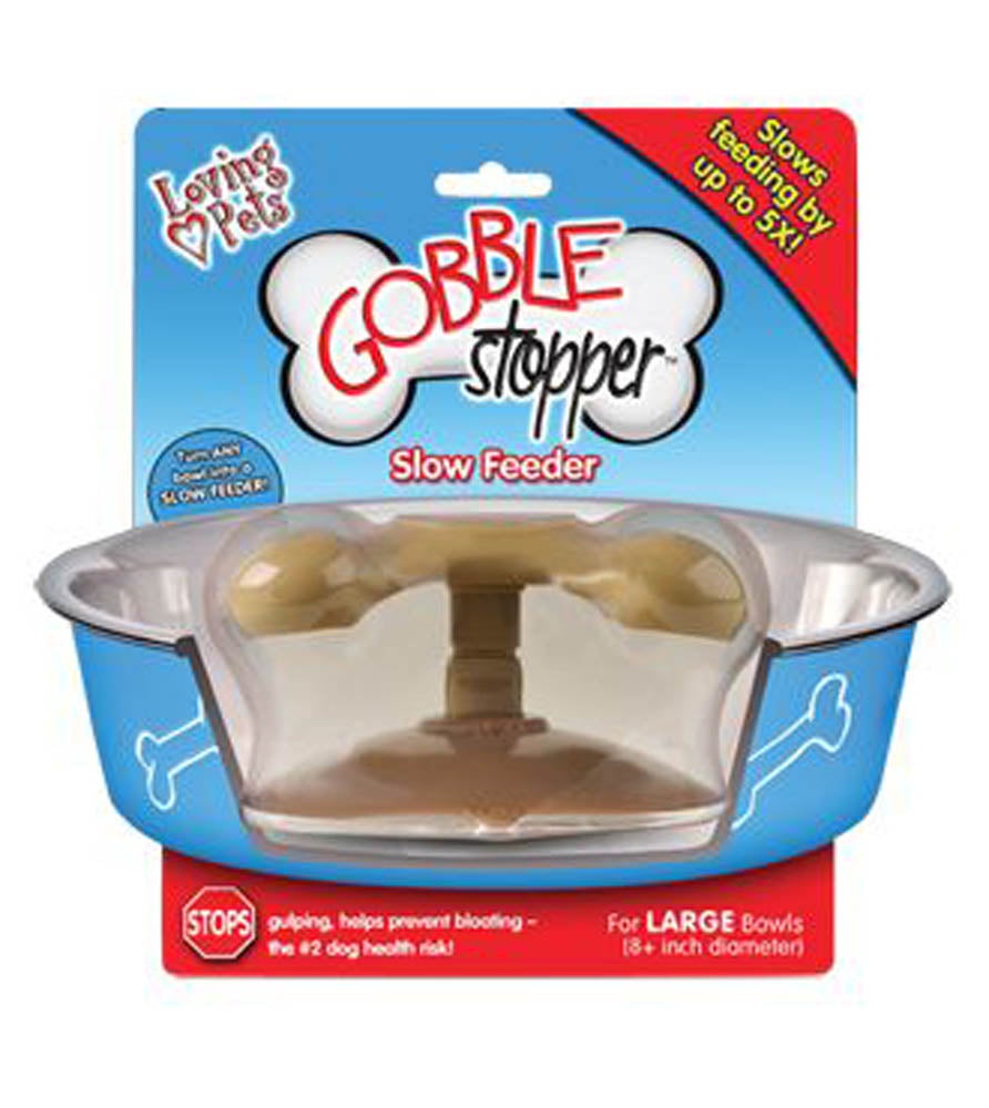 Loving Pets Gobble Stopper Slow Feeder For Bowls Size Large