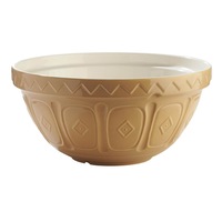 Mason Cash Cane Earthenware Mixing Bowl /2.7L Light Brown 26X26X12cm - 26cm