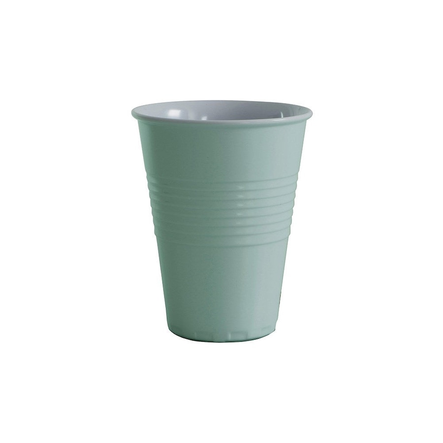 Miami Melamine Single Tone Cup 400ml Duck Egg 9.5X9.5X12cm Blue Serroni