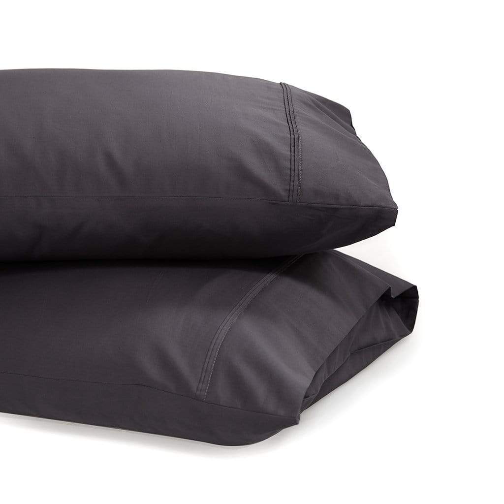 MyHouse Ashton Pillow Case Pack Standard Graphite Size 48X73cm