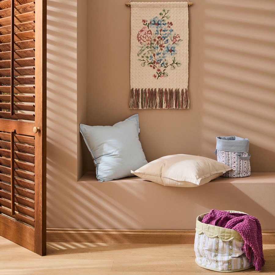 MyHouse Cotton Linen Cushion - Natural