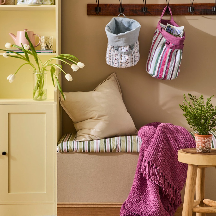 MyHouse Cotton Linen Cushion - Natural