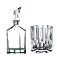 Nachtmann Aspen 7 Piece Crystal Whisky Carafe & Tumbler Set 750ml/295ml