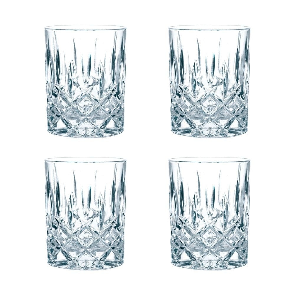 Nachtmann Noblesse 4-Piece Crystal Whisky Tumbler Set 295ml Size 9.8X8.2cm