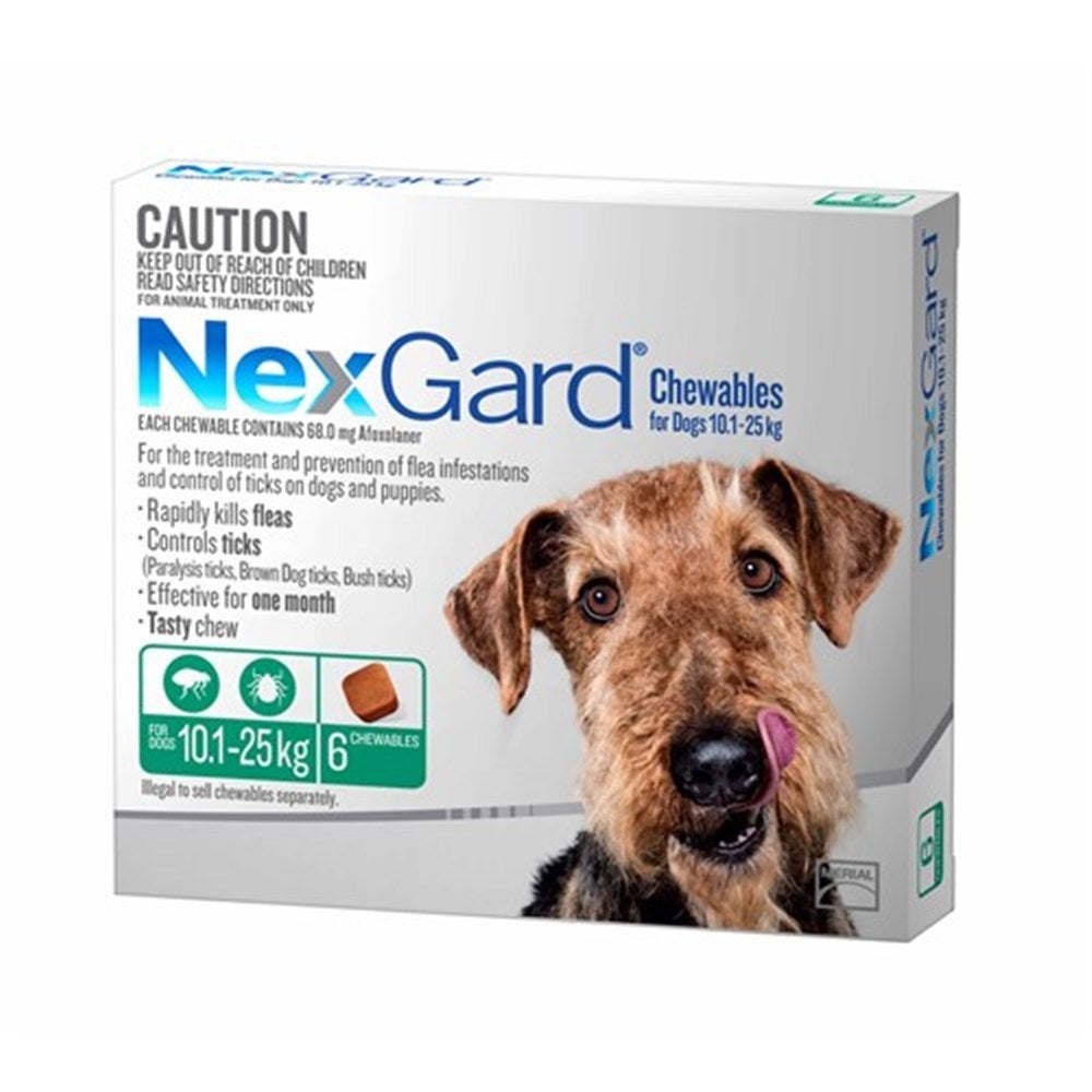 Nexgard for Large Dogs 10.1-25kg Pack of 6