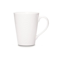 Noritake White On White Porcelain Mug 355ml White