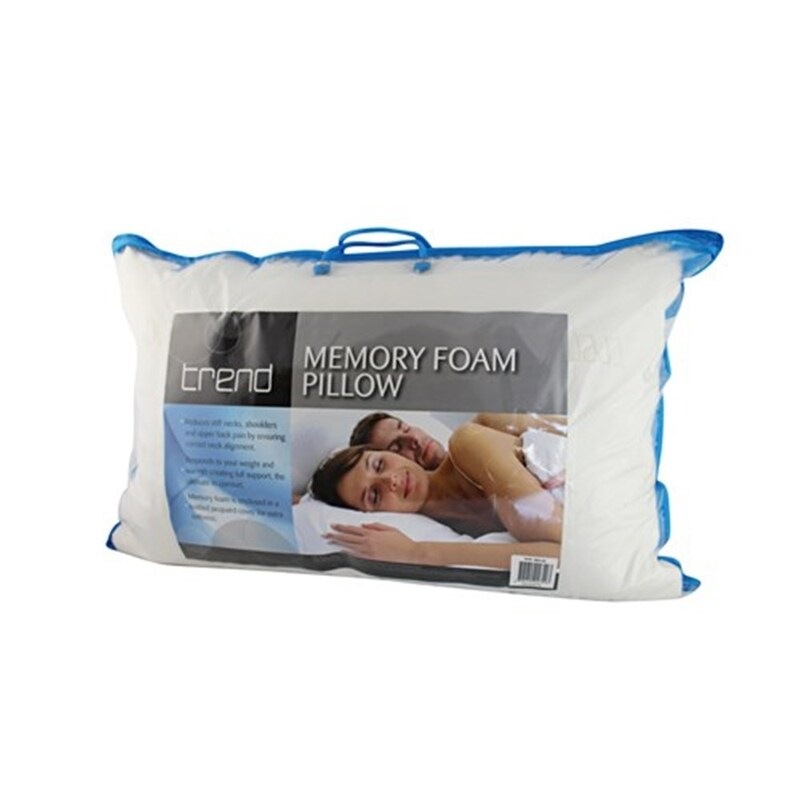 Buy Odyssey Living Crumbed Memory Foam Pillow Trend - MyDeal