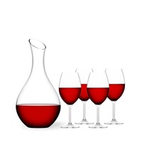 Plumm Vintage 4 x A & Spring Decanter Red