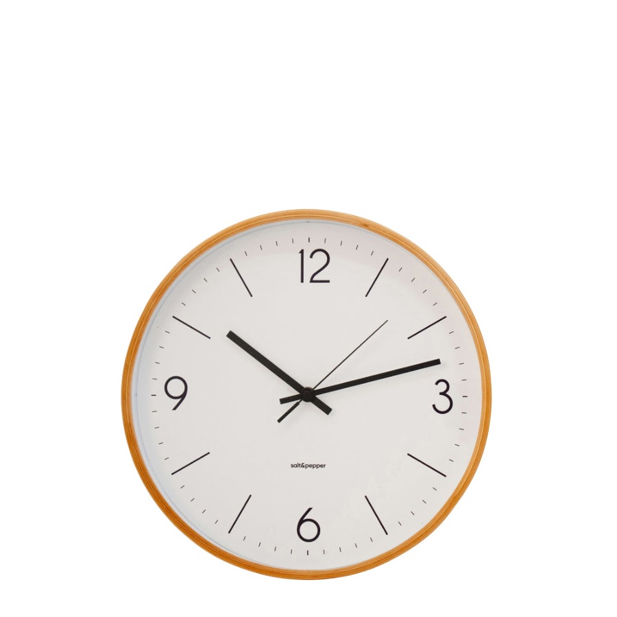 Salt & Pepper Boden Clock 32cm