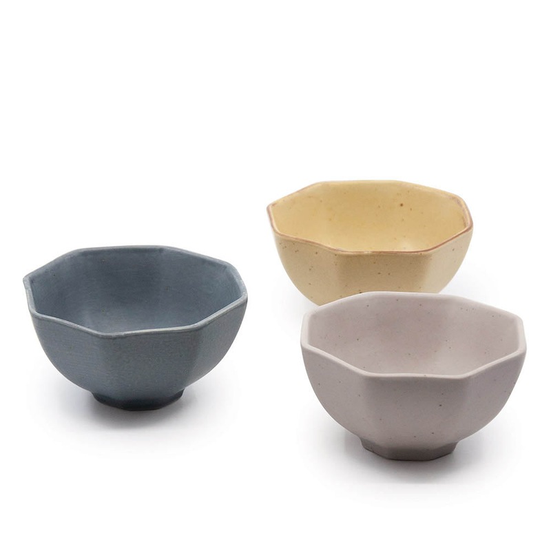 Buy Salt & Pepper Ikana Pottery 3 Piece Bowl Set 10cm MyDeal