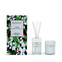 Salt & Pepper Wanderlust Diffuser & Candle Gift Pack - Aspen