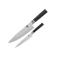 Shun Classic 2 Piece Knife Set 20cm Chefs & 15cm Utility