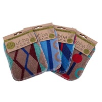 Skrubba Cotton Dish Scrub Assorted Colour Dispatch 12X16.5cm Polyester/Cotton