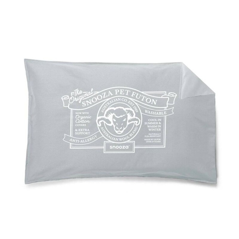 Buy Snooza Dog Bed Futon Cover Organic Ash Original MyDeal