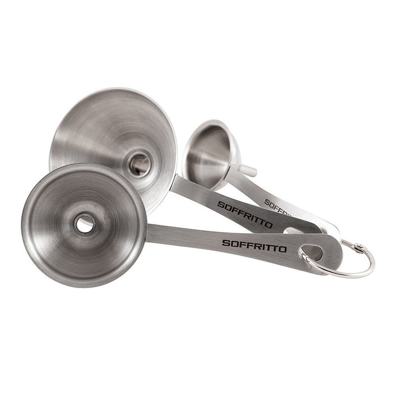 Buy Soffritto A Series Stainless Steel Funnel Set of 3 MyDeal
