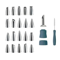 Soffritto Professional Bake Christmas Nozzle Set 24 Piece 3X4.3cm