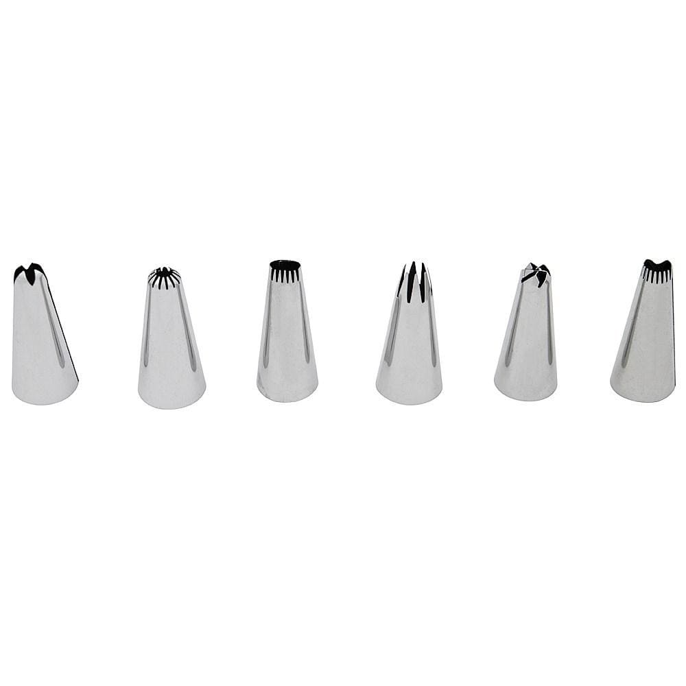 Soffritto Professional Bake Stainless Steel Nozzle Set of 6