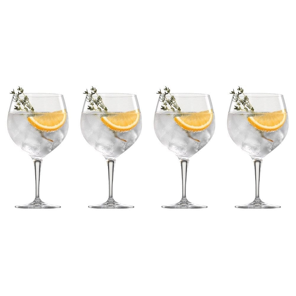 Spiegelau 4 Piece Crystal Gin & Tonic Glass Set Size 630ml