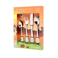 Stanley Rogers Stainless Steel 4 Piece Children's Cutlery Set - Australian Animals