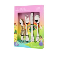 Stanley Rogers Stainless Steel 4 Piece Children's Cutlery Set - Fairy Tale