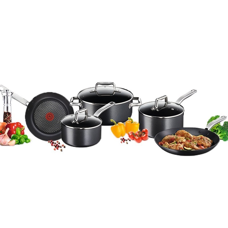 Tefal Pro Grade Titanium 5 Piece Cookset Cooking Set Cookware Set Buy