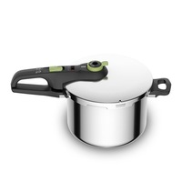 Tefal Secure Trendy Induction Stainless Steel Pressure Cooker - 6 Litre