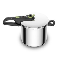 Tefal Secure Trendy Induction Stainless Steel Pressure Cooker - 8 Litre