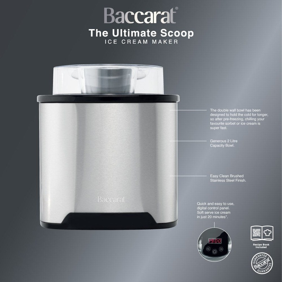 The Ultimate Scoop Ice Cream Maker 21.0X21.0X24.0cm Baccarat
