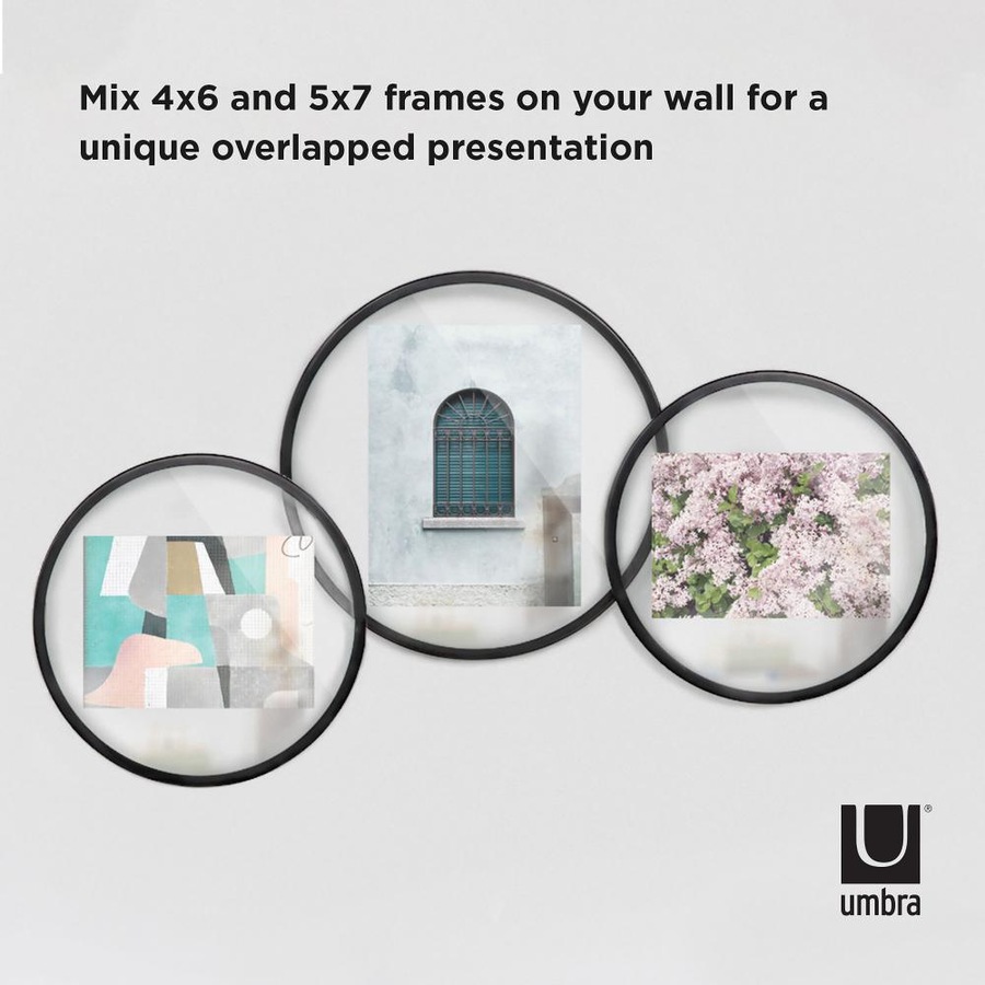 Umbra Infinity Photo Display Frame 4 x 6" Black