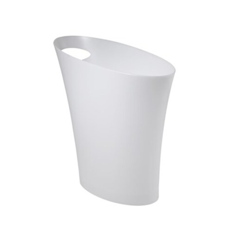 Buy Umbra Skinny Can Rubbish Bin White MyDeal