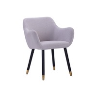 Modern Furniture AILIN Armchair 62x57.5cm - Grey Veloutine