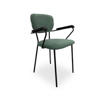Modern Furniture KELBY Arm Chair 54x56cm - Jade + Black