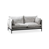 Modern Furniture SINCLAIR 2 Seater Sofa 158x78cm - Grey