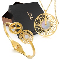 Boxed 2pc Gold Layered Jewellery Gift Set