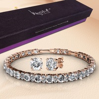 Boxed 2 Pieces Jewellery Set Embellished with SWAROVSKI® Crystals