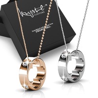 Boxed 2pc Necklace Set Embellished with SWAROVSKI® Crystals