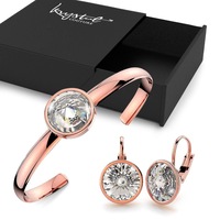 Boxed 2pc Set Embellished with SWAROVSKI® Crystals