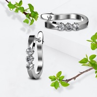 Hoop Earrings Embellished With SWAROVSKI® Crystals