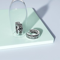 Huggie Earrings Embellished With SWAROVSKI® Crystals