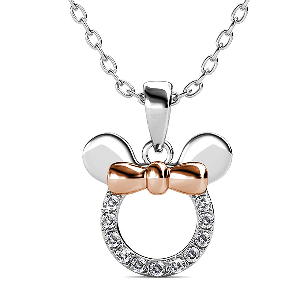 Minnie Mouse Necklace Embellished With SWAROVSKI Crystals
