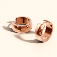 Pure Bullion Rose Gold Hoops