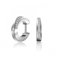 Solid 925 Sterling Silver Huggies